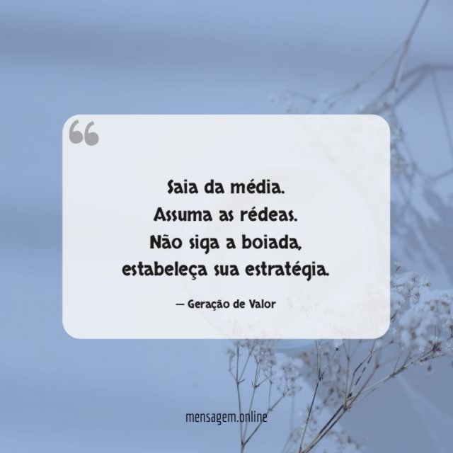 Saia da média