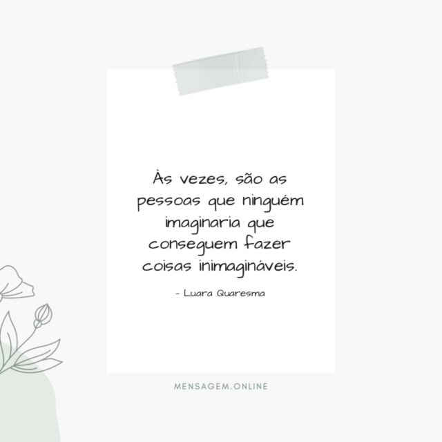 Coisas inimagináveis