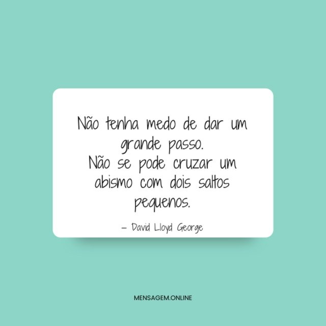 Um grande passo