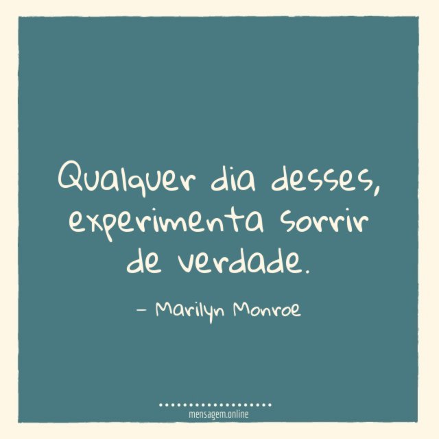 Qualquer dia desses