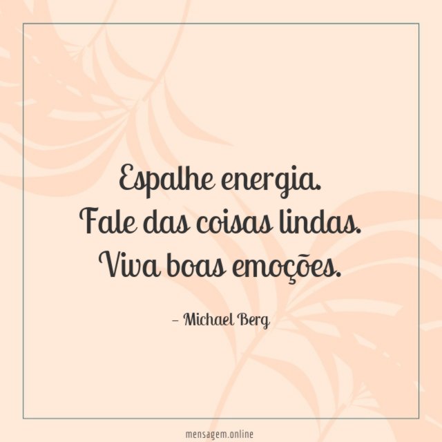 Viva boas emoções