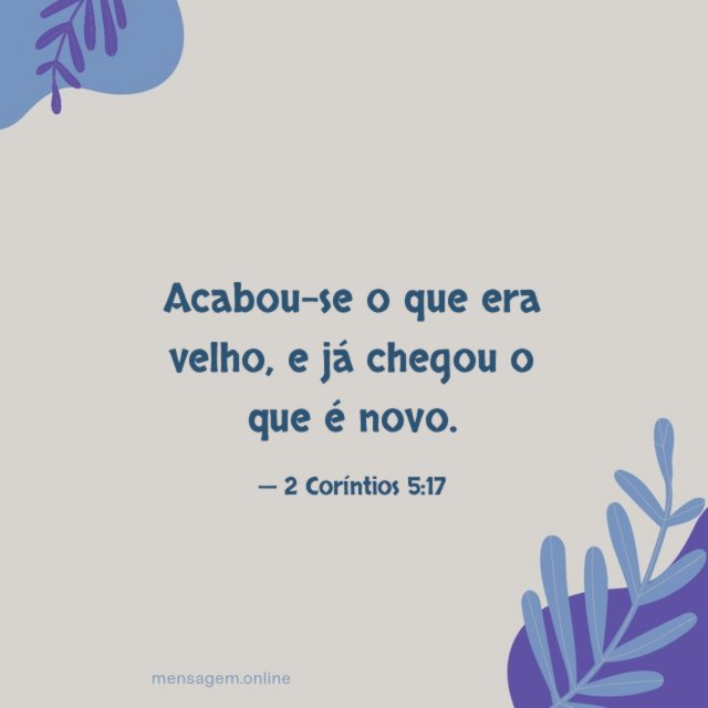 Acabou-se o que era velho