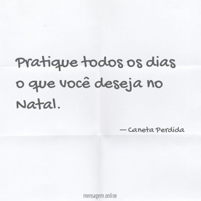 Pratique todos os dias