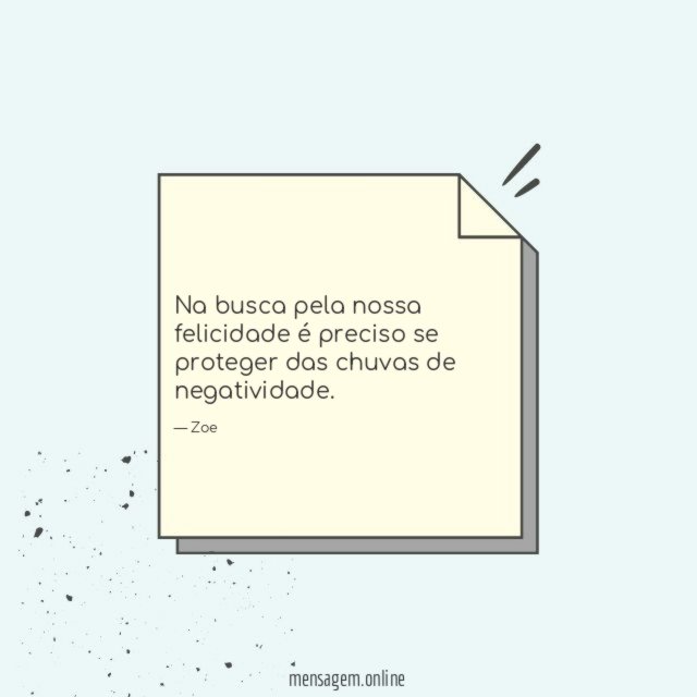 Na busca pela nossa felicidade