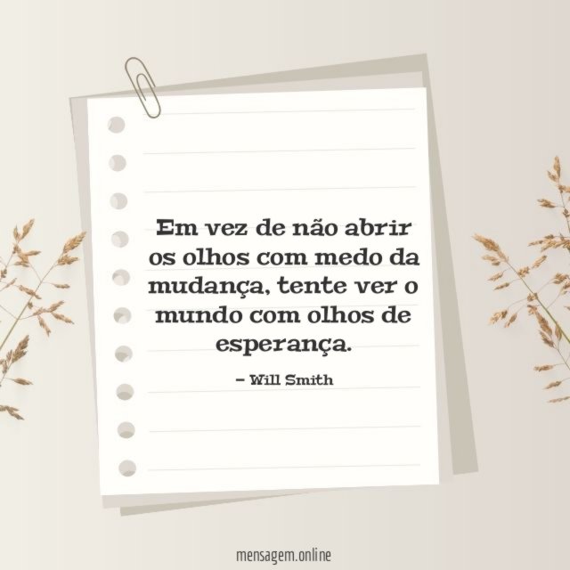 Em vez de não abrir os olhos