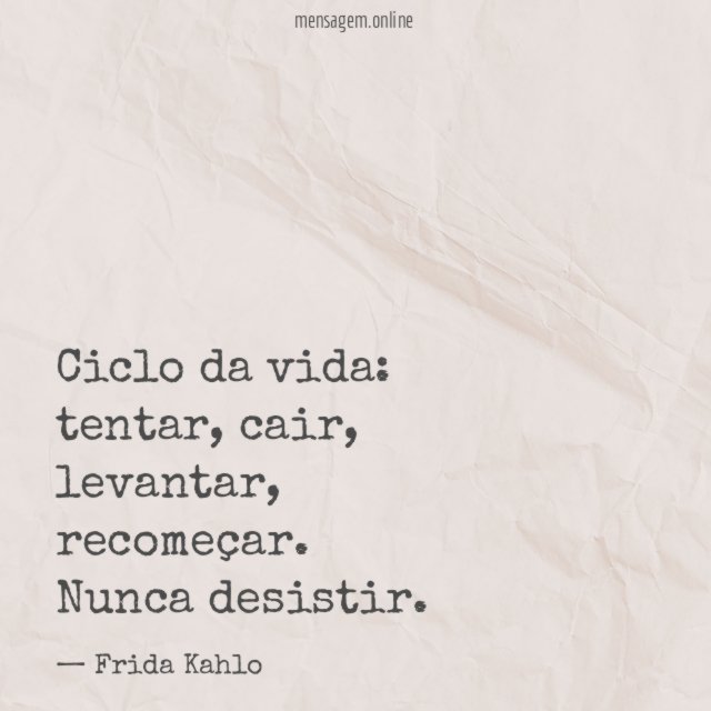 Ciclo da vida