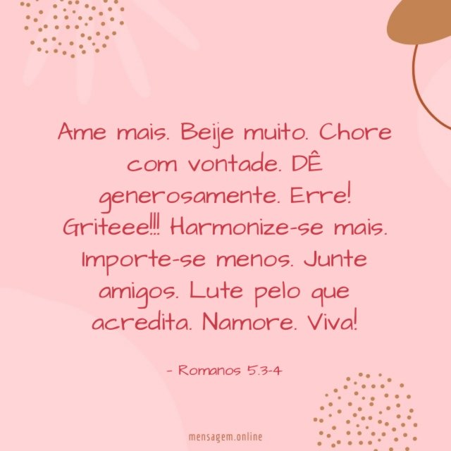 Lute pelo que acredita