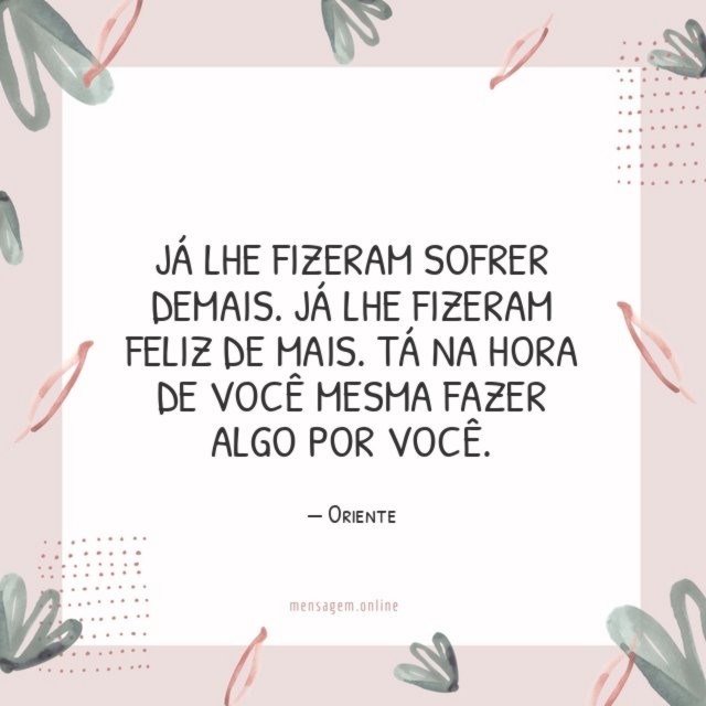 Já lhe fizeram sofrer