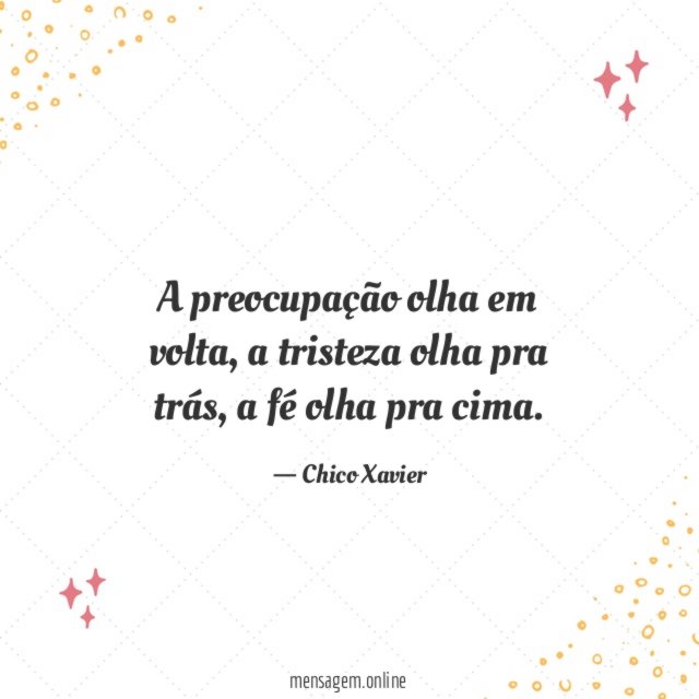 A preocupação olha