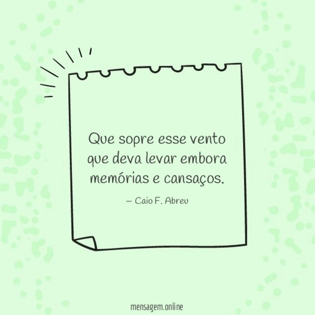 Que sopre esse vento