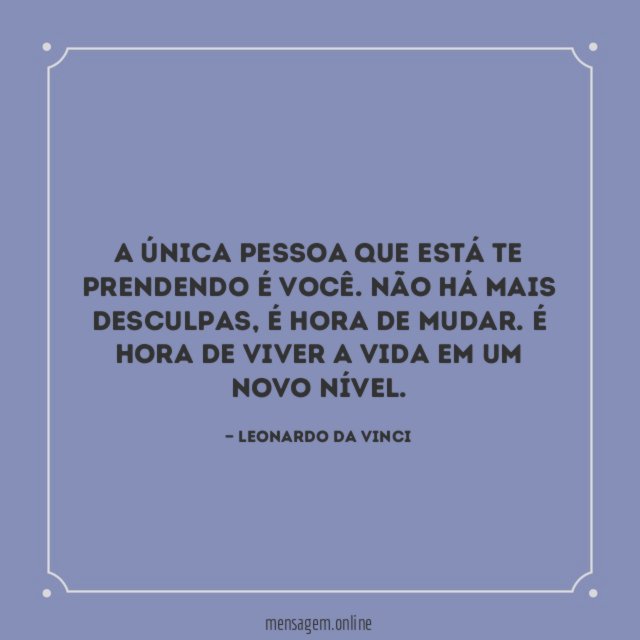 A única pessoa que está