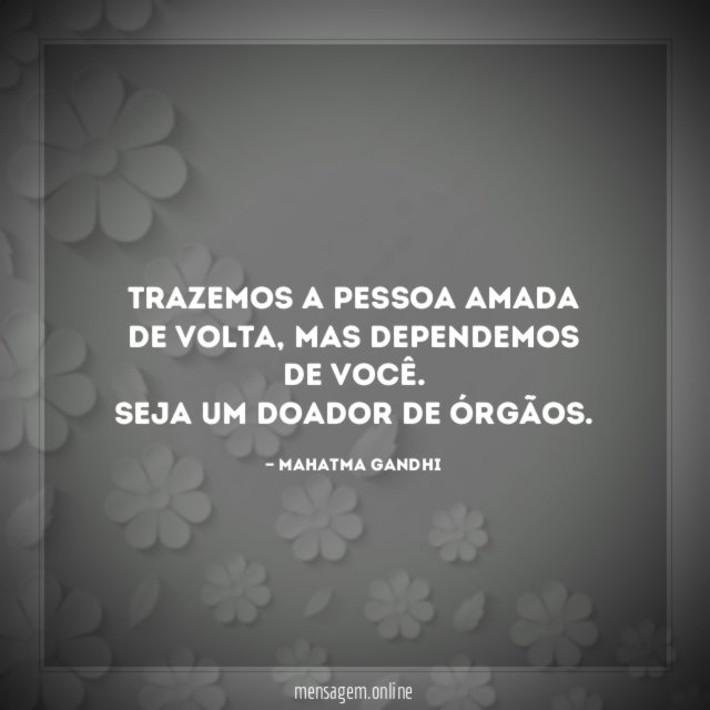 Seja um doador