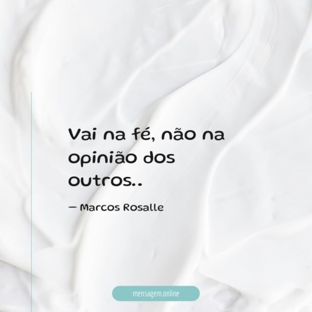 Não na opinião dos outros