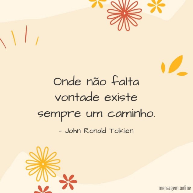 Onde não falta vontade