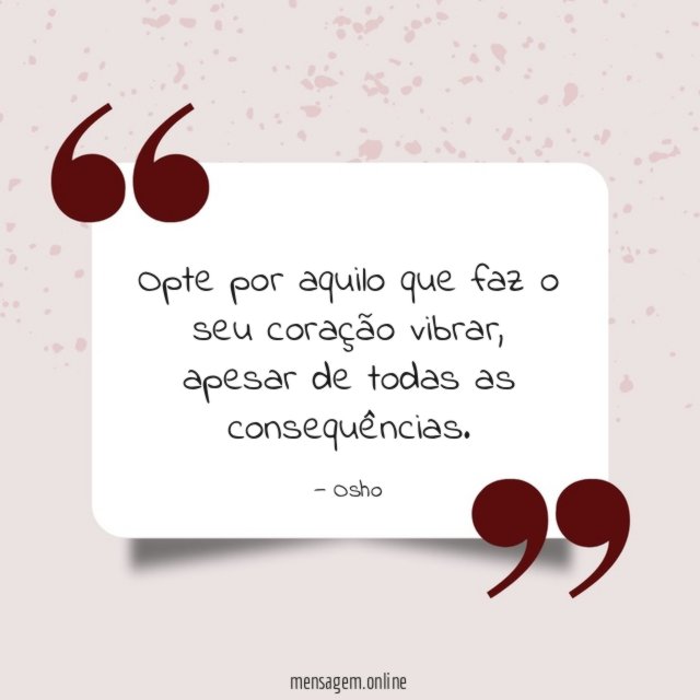 Opte por aquilo