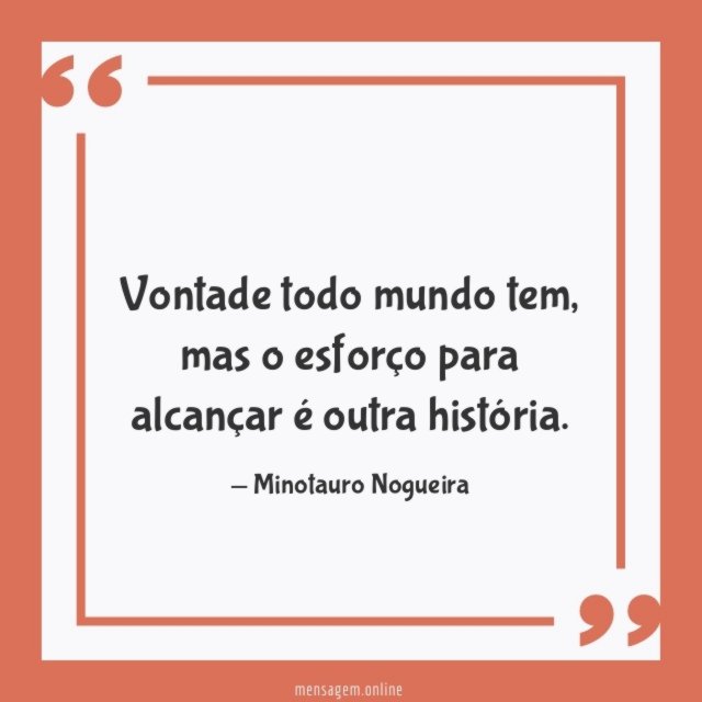 Esforço para alcançar