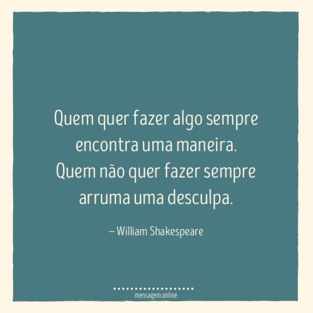 Quem quer fazer algo