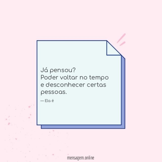 Poder voltar no tempo