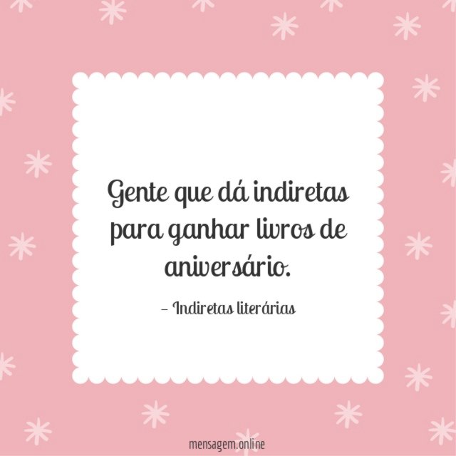 Ganhar livros de aniversário