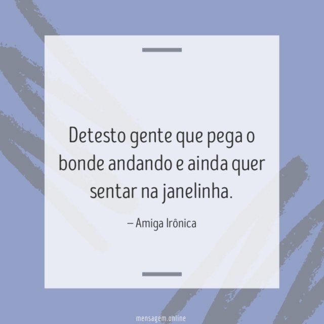 Pega o bonde andando