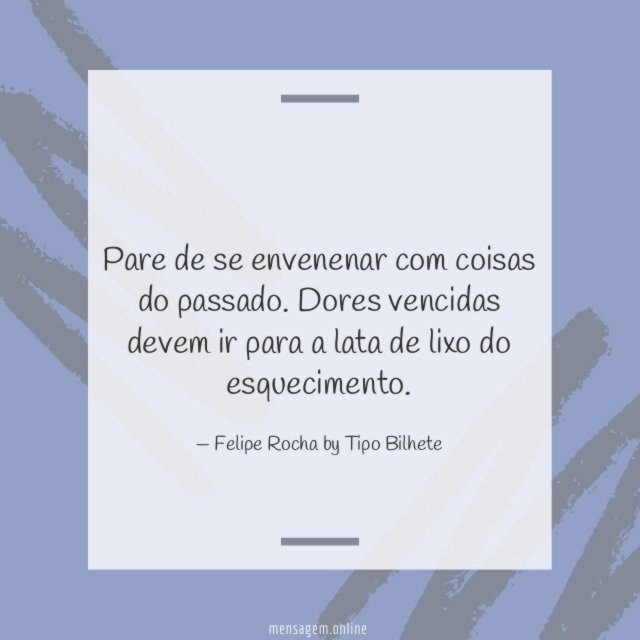 Pare de se envenenar