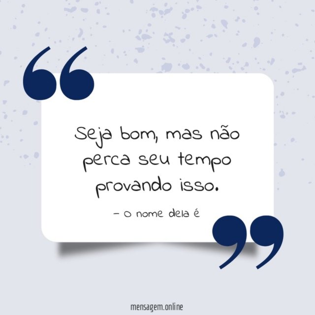 Não perca seu tempo provando isso