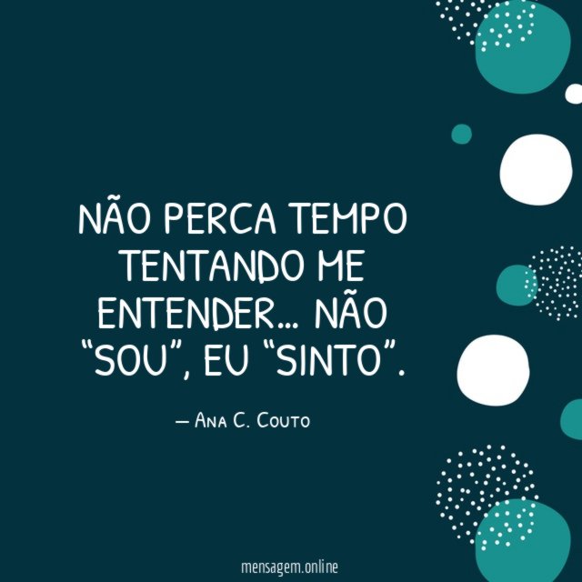 Não perca tempo tentando