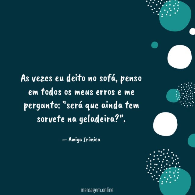 As vezes eu deito no sofá