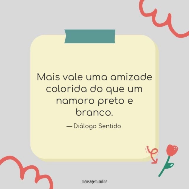Mais vale uma amizade colorida