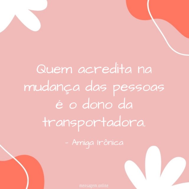 Dono da transportadora