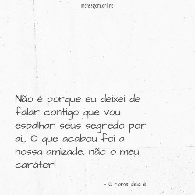 Deixei de falar contigo