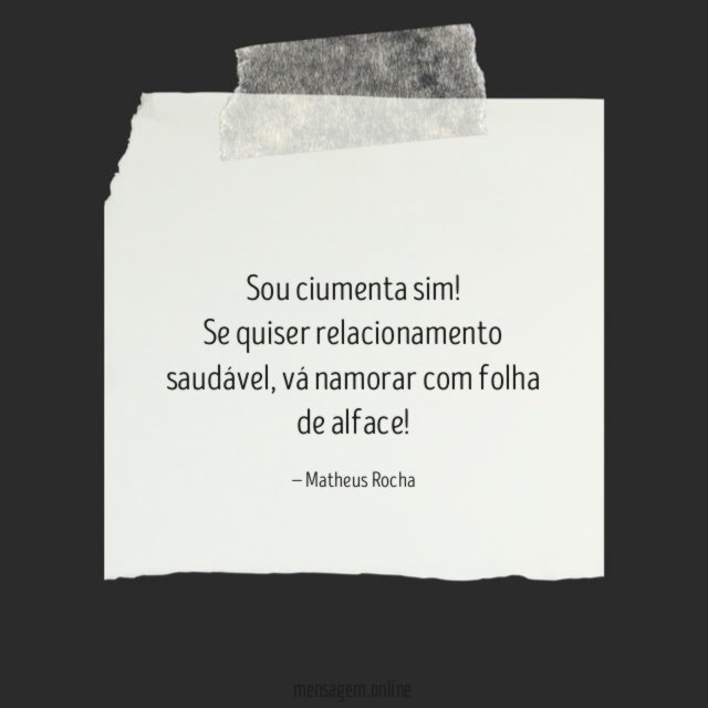 Com folha de alface
