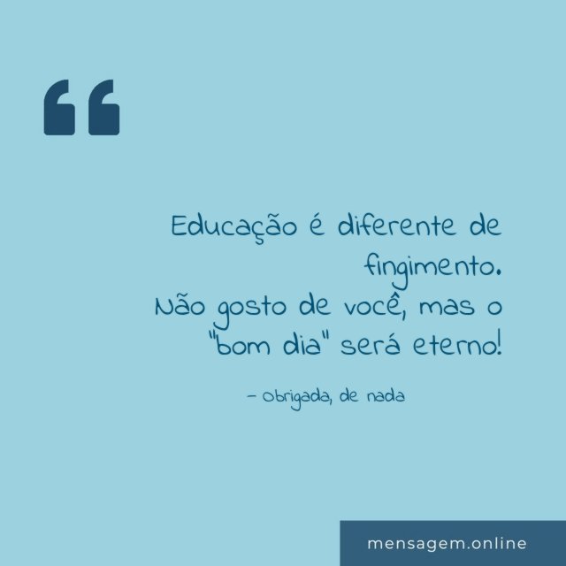 Educação é diferente