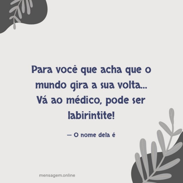 Pode ser labirintite