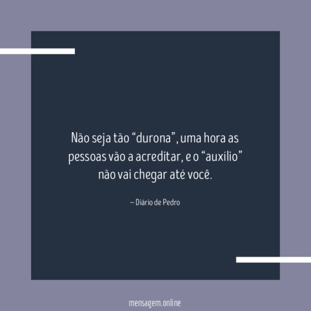 Não vai chegar até você