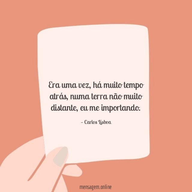 Há muito tempo atrás