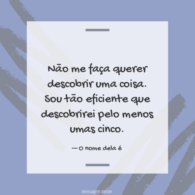 Não me faça querer