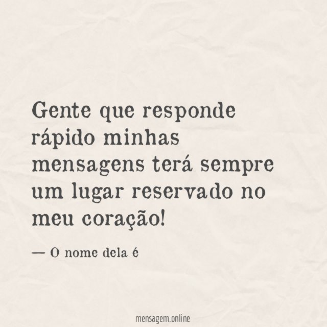 Gente que responde rápido