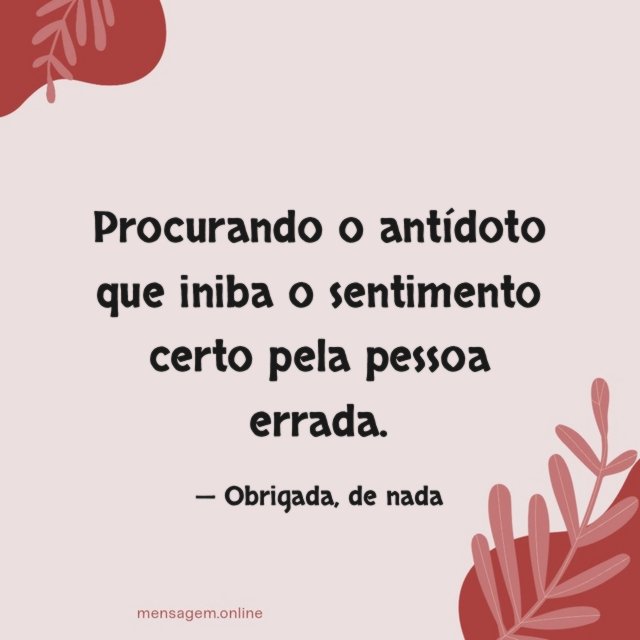 Procurando o antídoto