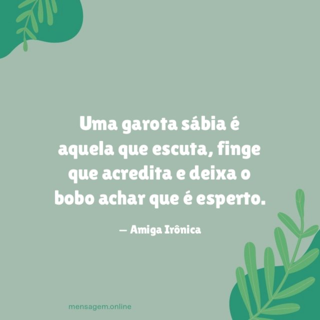Uma garota sábia