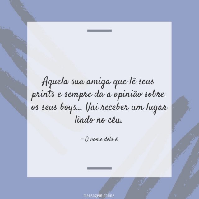 Aquela sua amiga que lê