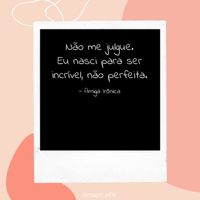 Eu nasci para ser incrível