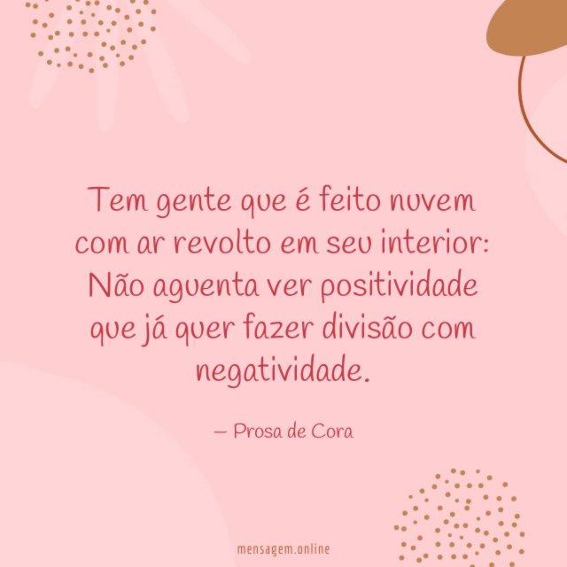 Tem gente que é feito nuvem