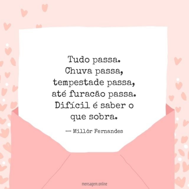 Difícil é saber o que sobra