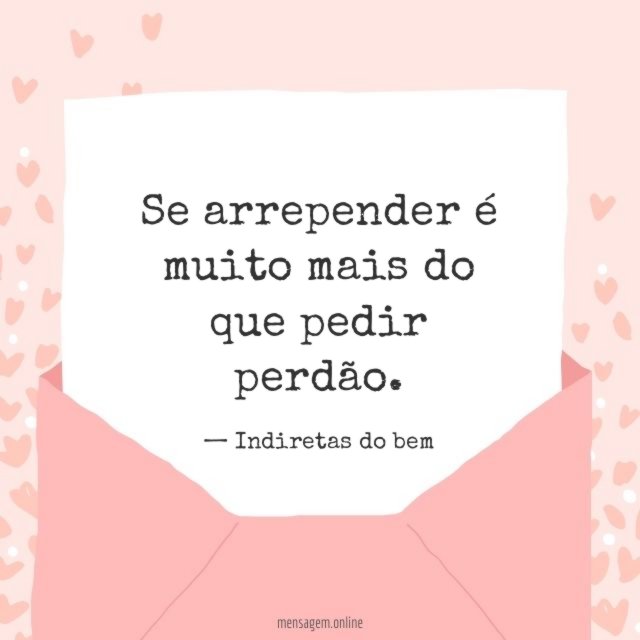 Se arrepender é muito mais
