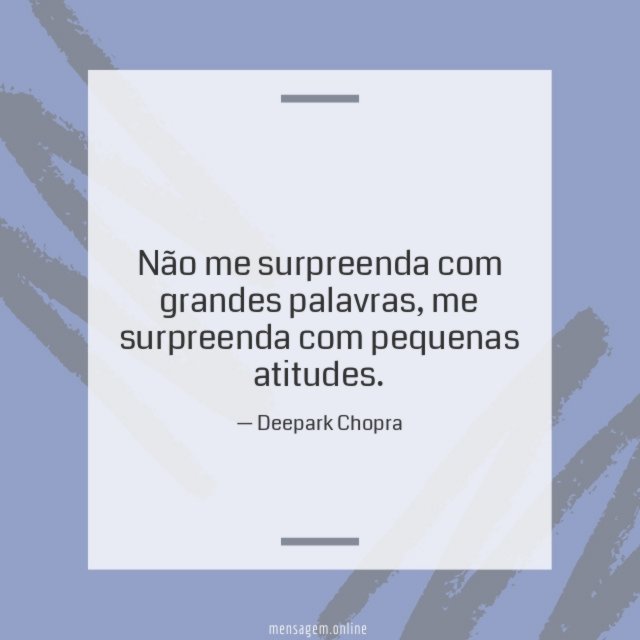 Não me surpreenda