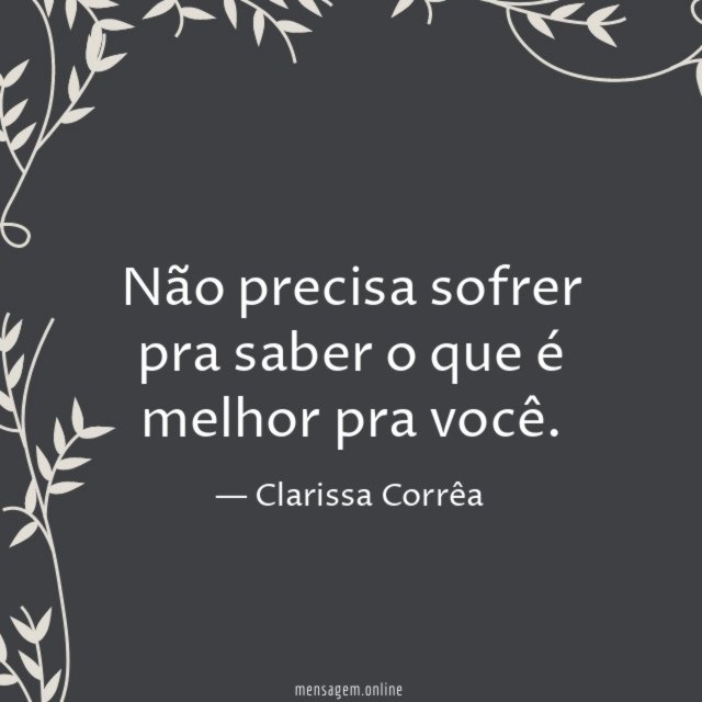 Não precisa sofrer pra saber