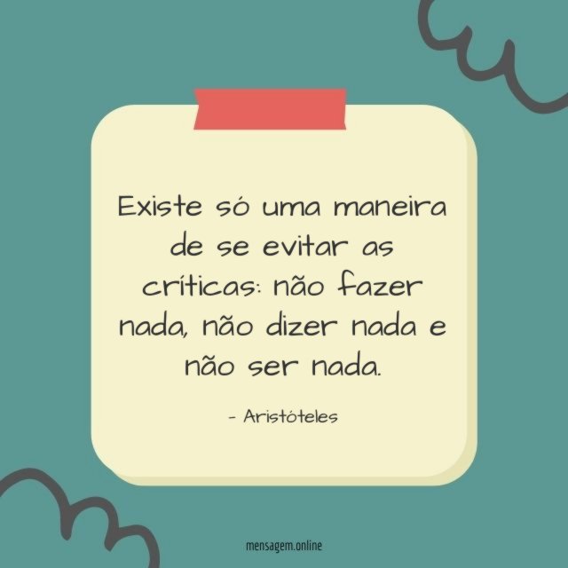 Existe só uma maneira de se evitar
