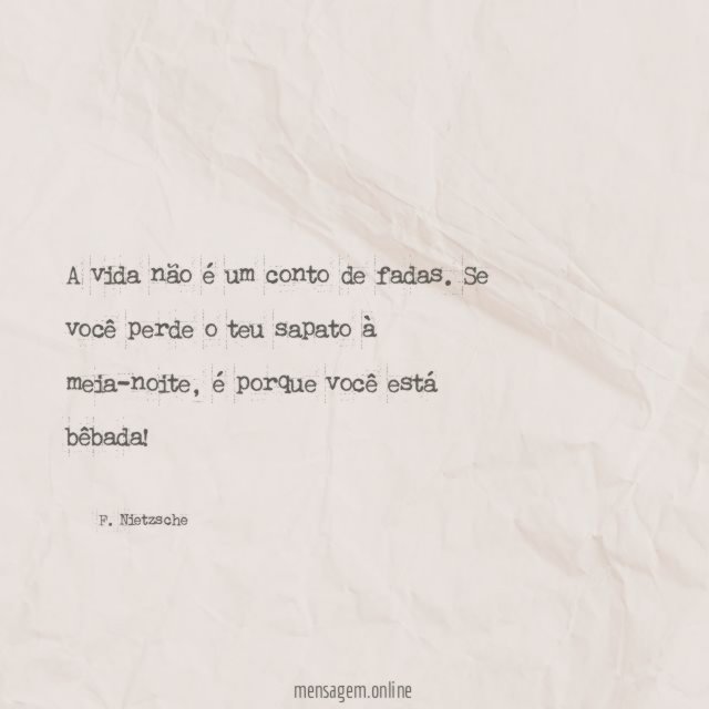 A vida não é um conto de fadas