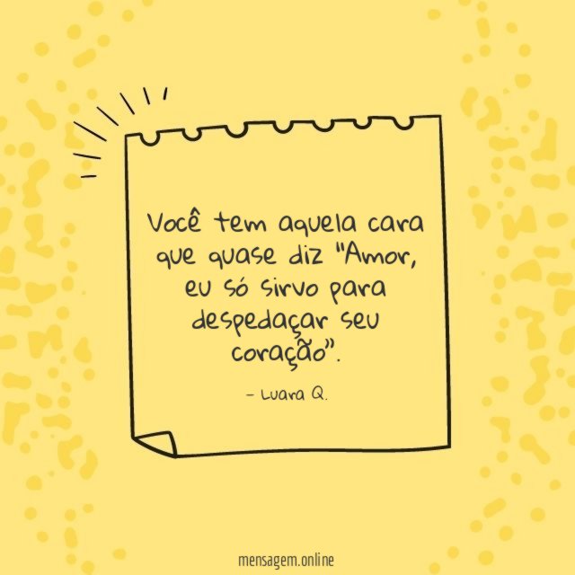Você tem aquela cara
